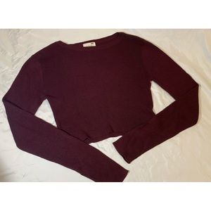 LA Hearts Cropped Sweater